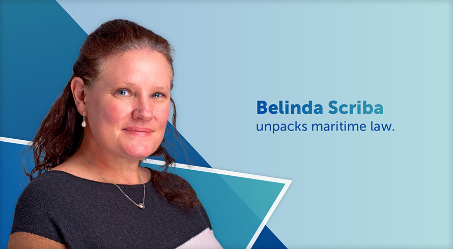 Belinda Scriba unpacks maritime law