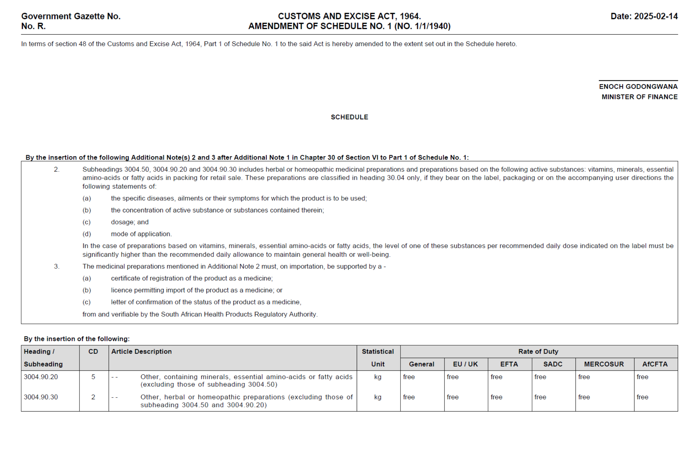 Customs and Excise Act 1964 copy